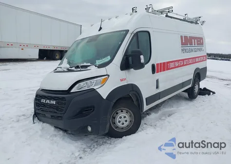 2023 Ram Promaster 3500 Cargo Van High Roof 159 Wb Ext z USA, uszkodzony, nr VIN 3C6MRVJG6PE547489